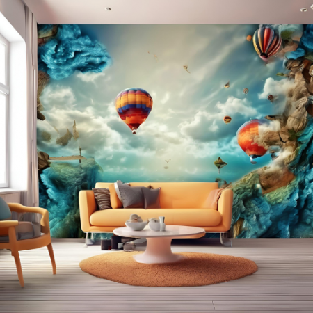 ورق جدران ثلاثي الأبعاد للصالات بحي القيروان: لمسة فنية عصرية 0530410069